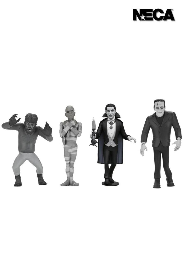 Universal Monsters (Silver Screen) Toony Terrors 6 Inch Scale Action Figure - Set of 4