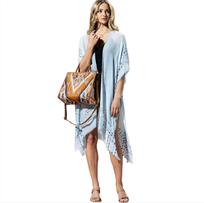 Woven Cotton Tote Bag