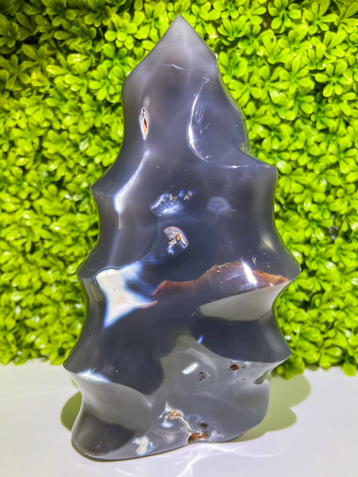 XL Orca Agate Flame #2 | Statement Crystal