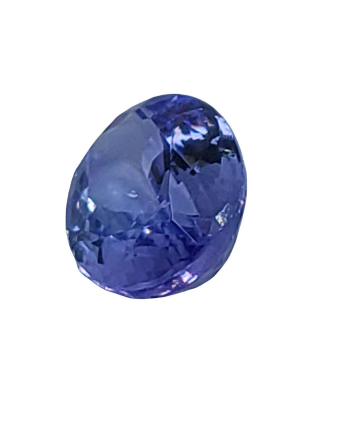 1.895ct, Natural Slightly Purplish Blue Tanzanite, 9x7mm Oval Cut, VS, Loose Stone, Solitaire