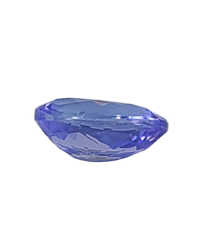 1.895ct, Natural Slightly Purplish Blue Tanzanite, 9x7mm Oval Cut, VS, Loose Stone, Solitaire