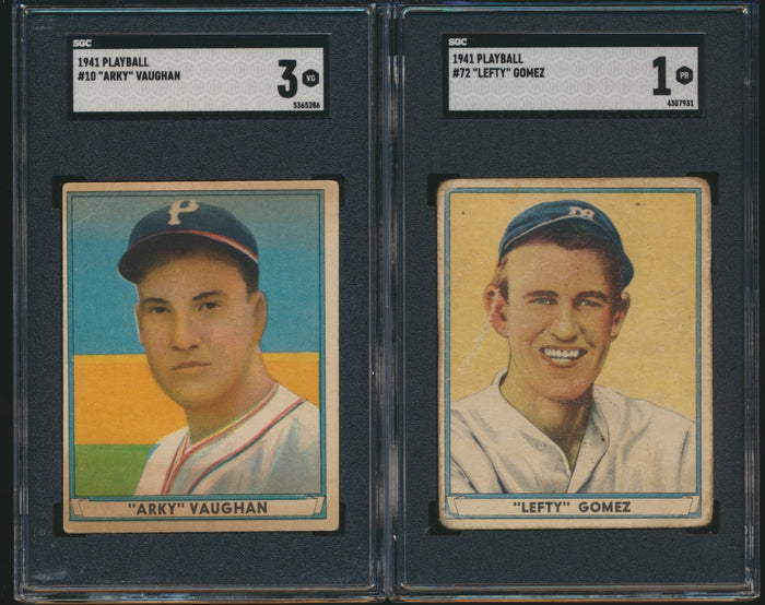 1941 Play Ball Complete Set Group Break #9 (Low to mid Grade, Limit 2)