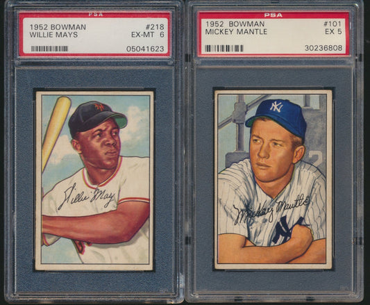 1952 Bowman Low to Mid-Grade Complete Set Break #10 (LIMIT REMOVED) + 10 BONUS '51 Bowman Set Break Spots