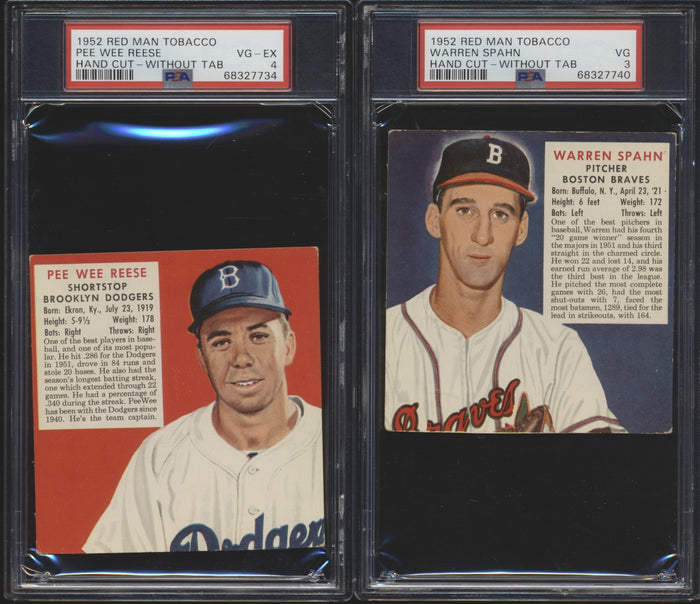 1952 Red Man Baseball Low to Mid-Grade Complete Set Group Break (52 spots, Limit 1)