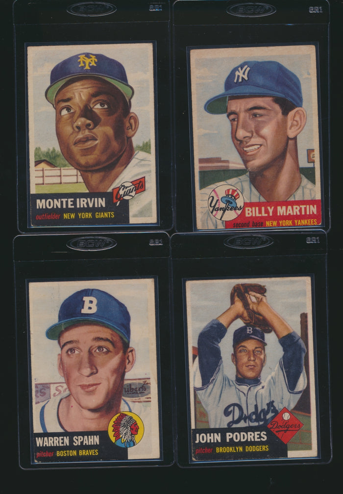 1953 Topps Low- to Mid-Grade Baseball Complete Set Group Break #11 (Limit removed)