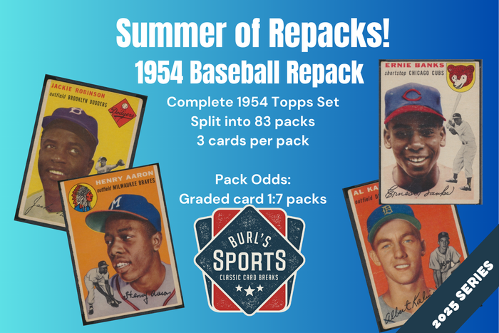 1954 Topps Baseball Set Break Repack ~ Burl's Classic Cardboard