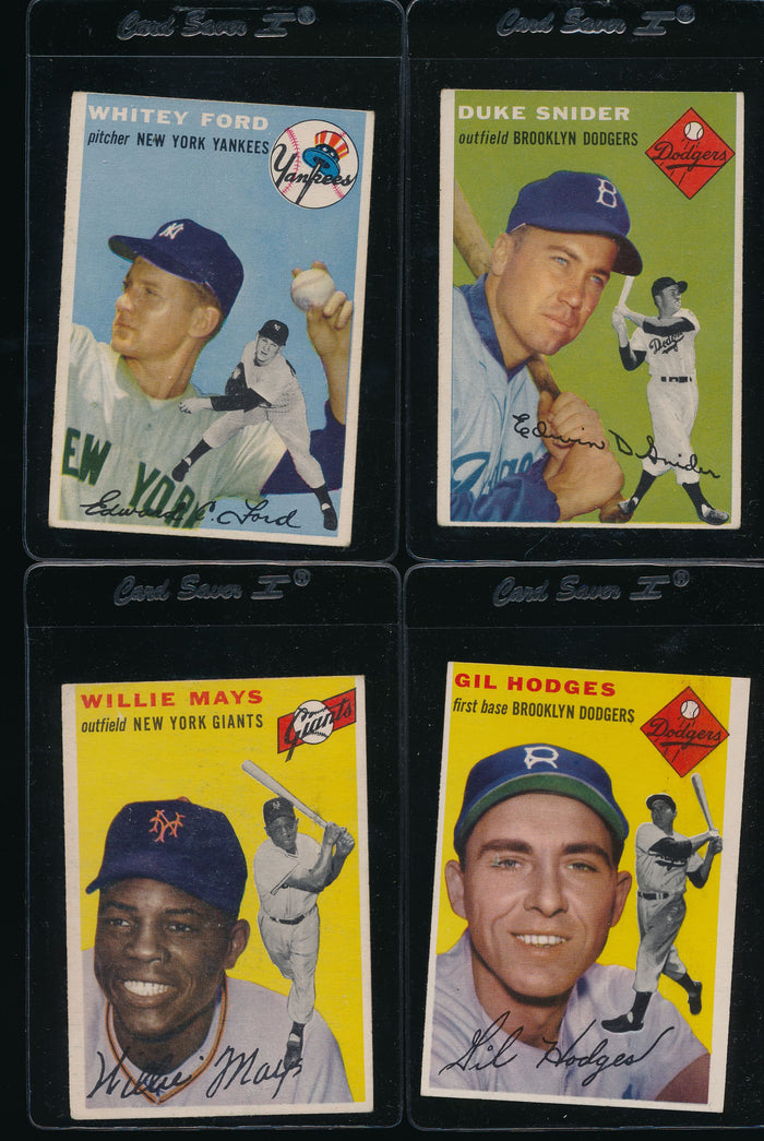 1954 Topps Complete Set Group Break #5 with Johnstons Cookies!