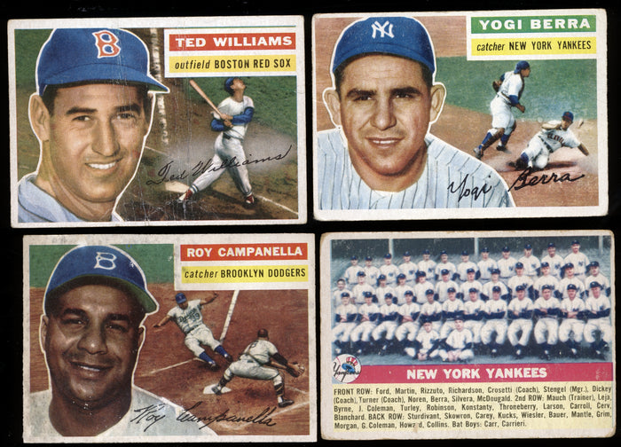 1956 Topps Baseball Low Grade Complete Set Group Break #10 (LIMIT 7)