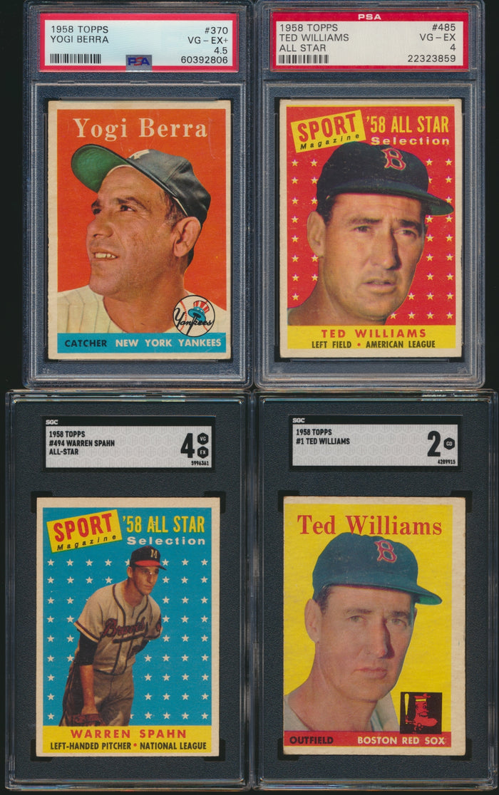 1958 Topps Baseball Low- to Mid- Grade Complete Set Group Break #16 (LIMIT 10)
