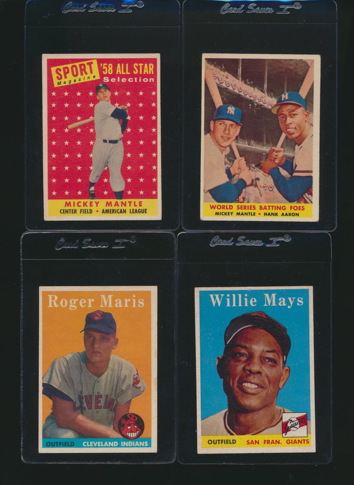 1958 Topps Baseball Low- to Mid- Grade Complete Set Group Break #17 (LIMIT 20)