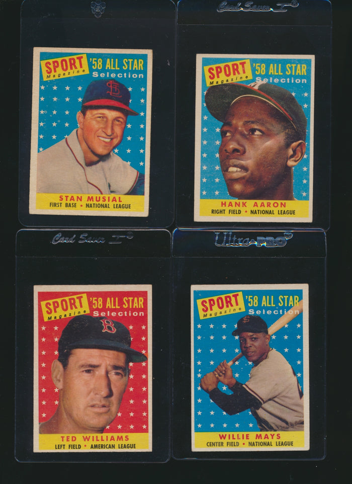 1958 Topps Baseball Low- to Mid- Grade Complete Set Group Break #17 (LIMIT 20)