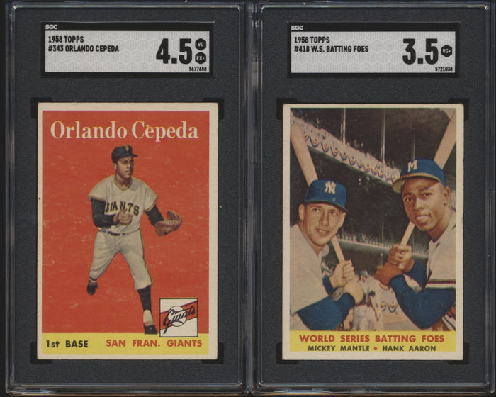 1958 Topps Baseball Low- to Mid-Grade Complete Set Group Break #11 (LIMIT 15)