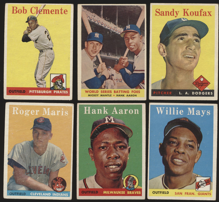 1958 Topps Baseball Low- to Mid-Grade Complete Set Group Break #8 (LIMIT 15)
