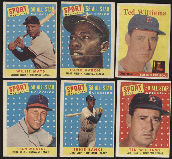 1958 Topps Baseball Low- to Mid-Grade Complete Set Group Break #8 (LIMIT 15)