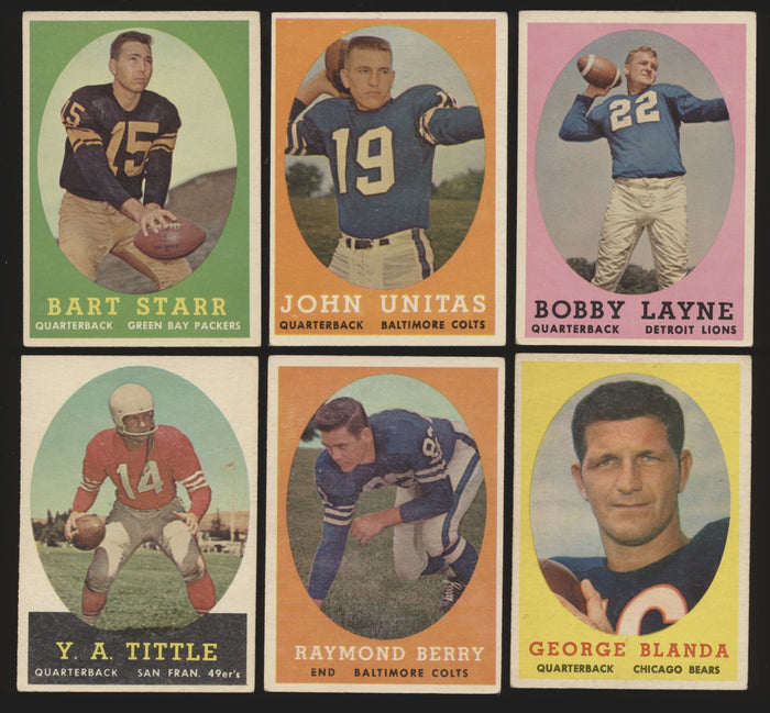 1958 Topps Football Complete Set Group Break #3 (LIMIT 10)