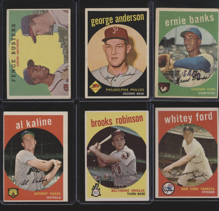1959 Topps Baseball Low- to Mid-Grade Complete Set Group Break #11 (Limit 15)