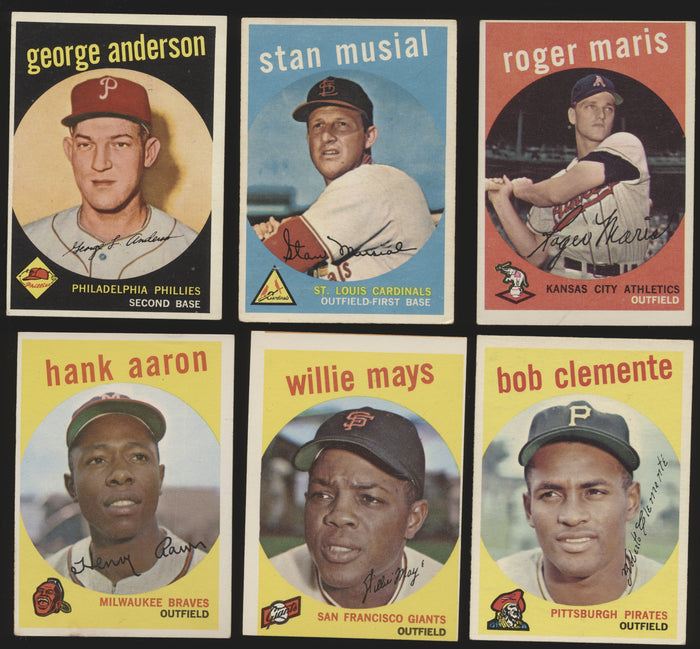 1959 Topps Baseball Low- to Mid-Grade Complete Set Group Break #9 (LIMIT 15)
