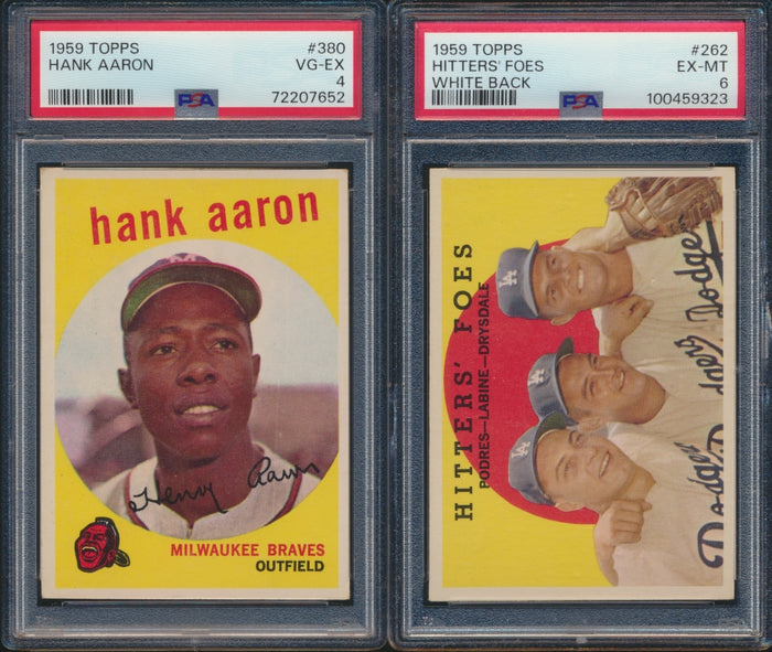 1959 Topps Baseball Low to Mid-Grade Complete Set Group Break #18 (Limit removed) with 20 '58 MLB Auto Bonus Spots