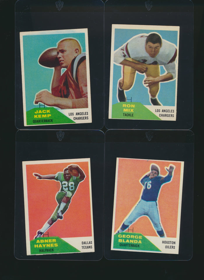 1960 Fleer Football Complete Set Group Break #1 (Limit 10)