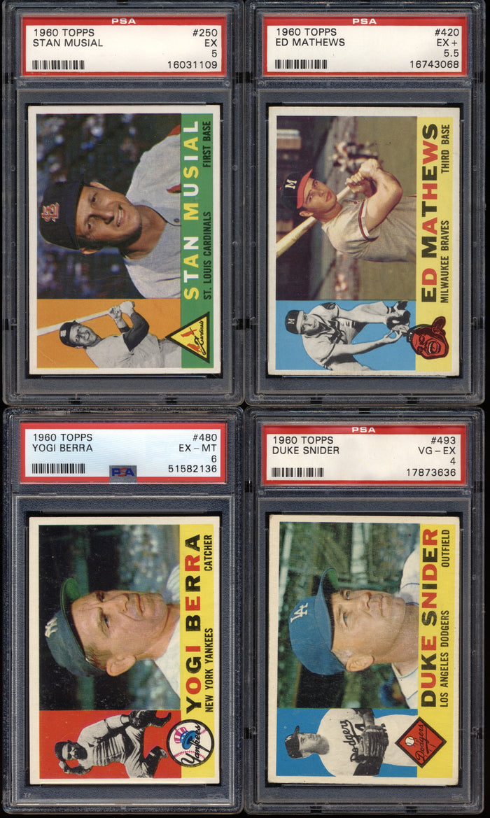 1960 Topps Baseball Mid-Grade Complete Set Group Break #10 (LIMIT 5)
