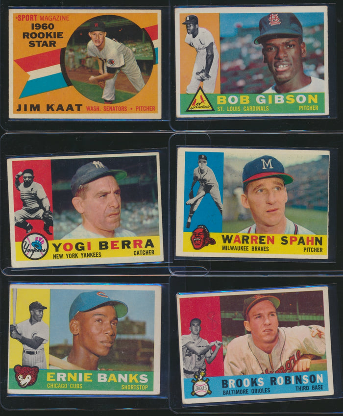 1960 Topps Baseball Set Break Repack ~ Burl's Classic Cardboard