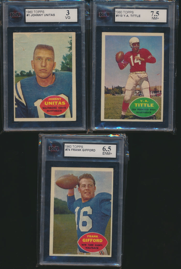 1960 Topps Football Mid-Grade Complete Set Group Break #5 (LIMIT removed)