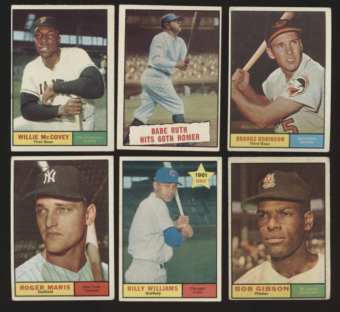 1961 Topps Baseball Low to Mid Grade Complete Set Group Break #6 (Limit 10)