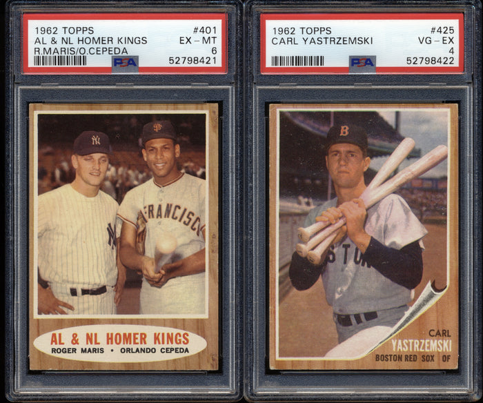 1962 Topps Baseball Complete Set Group Break #5 (Low to Mid Grade - LIMIT 15)