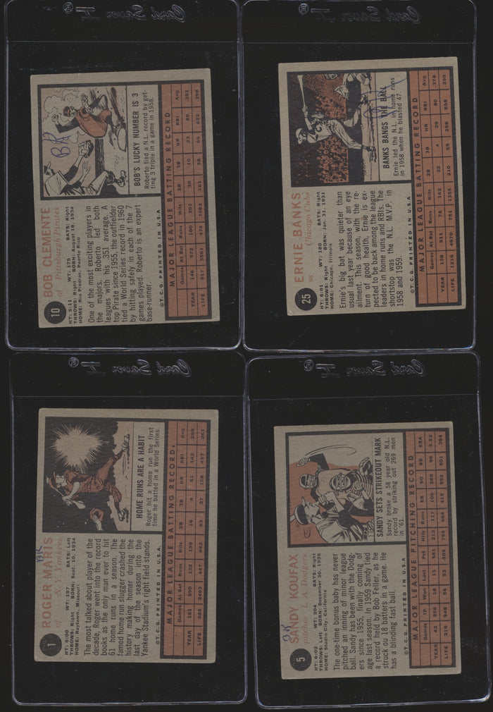 1962 Topps Baseball Complete Set Group Break #5 (Low to Mid Grade - LIMIT 15)