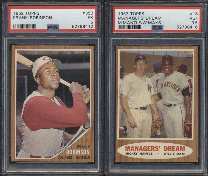1962 Topps Baseball Complete Set Group Break #5 (Low to Mid Grade - LIMIT 15)