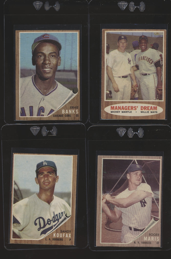 1962 Topps Baseball Low- to Mid-Grade Complete Set Group Break #12 (LIMIT removed)