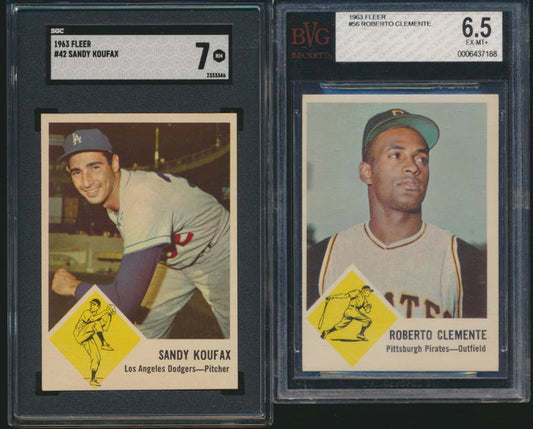 1963 Fleer Complete Graded Set Group Break #5 (Limit 5) All Cards Graded