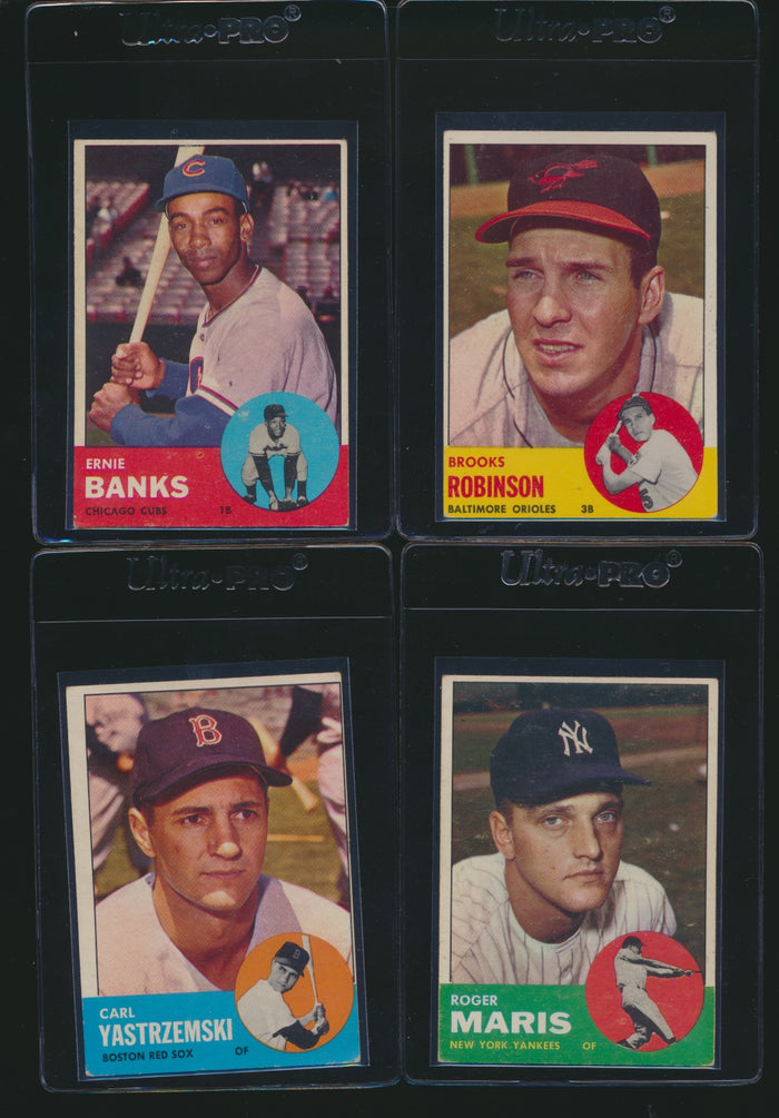 1963 Topps Baseball Low to Mid-Grade Complete Set Group Break #14 (LIMIT 20)