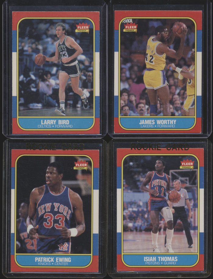 1986 Fleer Basketball Compete Set Group Break #10 (with stickers) Limit 4