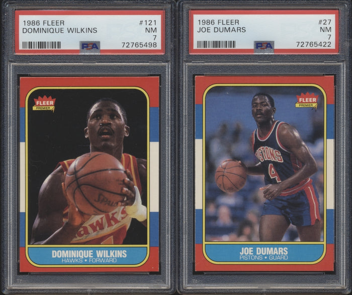1986 Fleer Basketball Compete Set Group Break #10 (with stickers) Limit 4