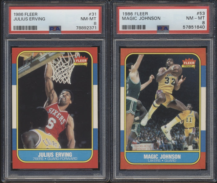 1986 Fleer Basketball Compete Set Group Break #11 (Limit 2 Max)