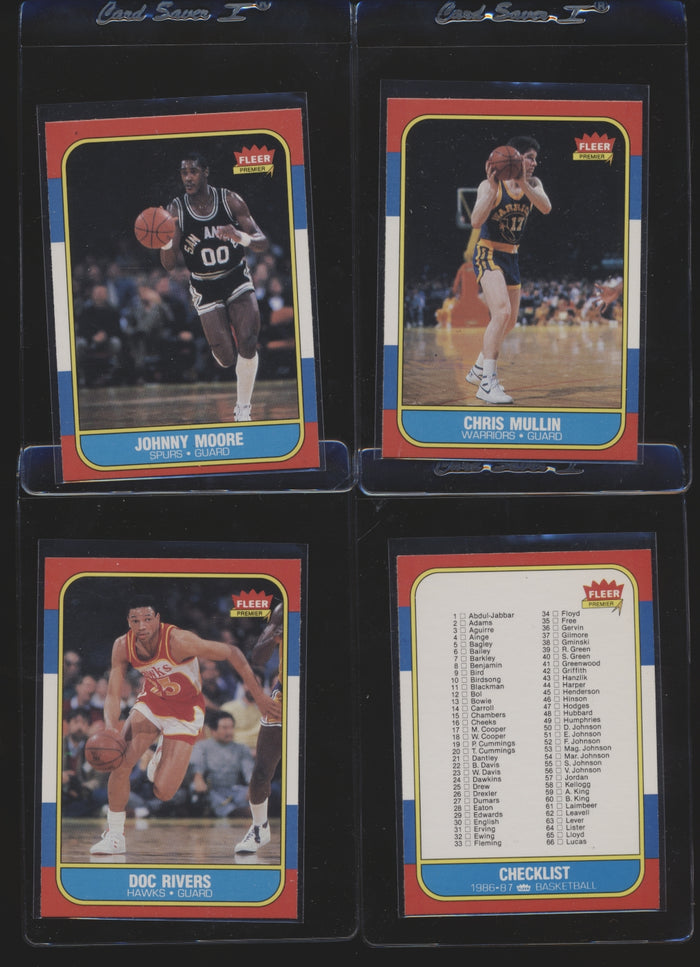 1986 Fleer Basketball Compete Set Group Break #11 (Limit 2 Max)
