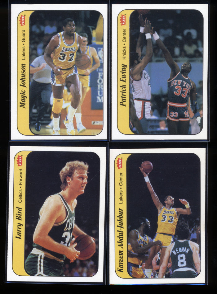 1986 Fleer Basketball Compete Set Group Break #7 (with stickers) Limit 5