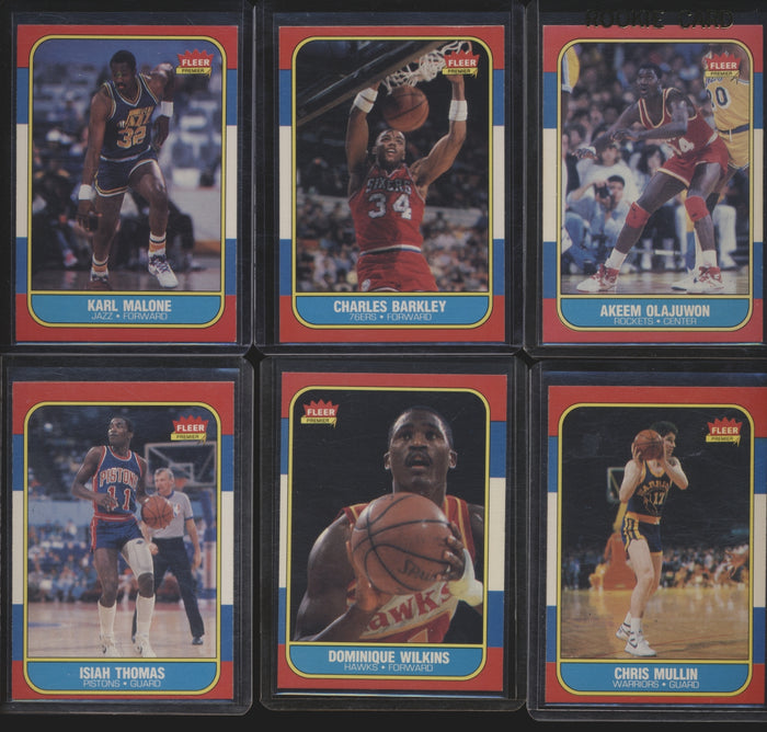 1986 Fleer Basketball Compete Set Group Break #8 (with stickers) Limit 2