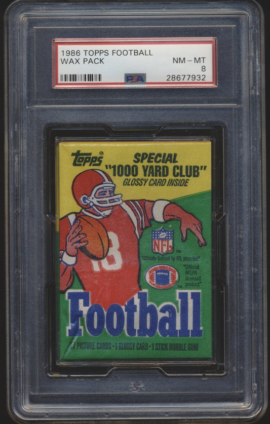 1986 Topps Football Wax Pack Group Break (17 Spots) #4