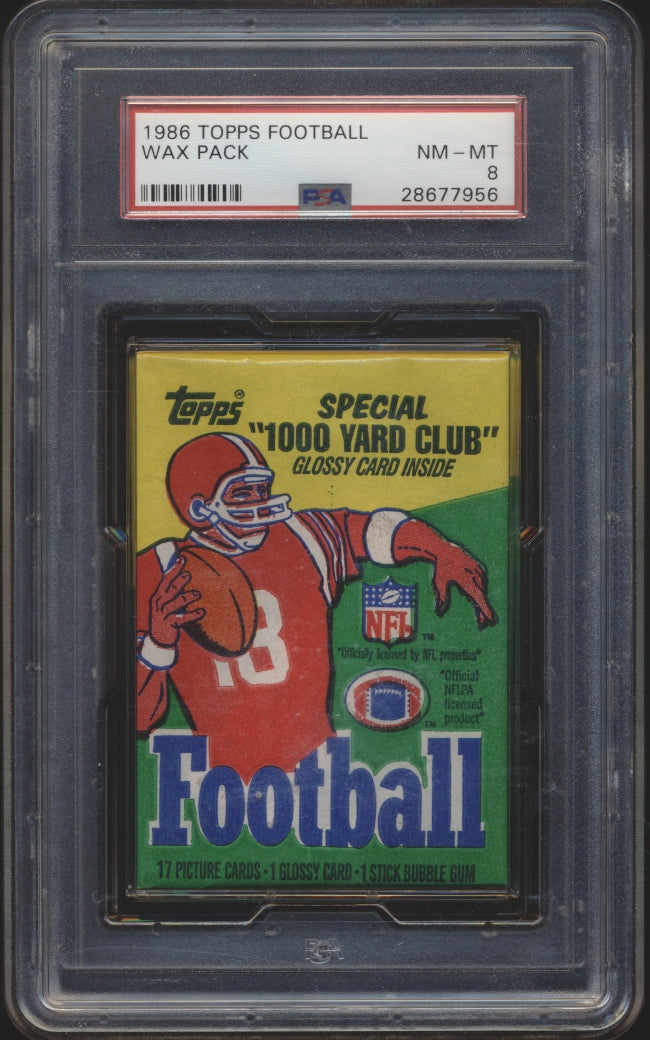 1986 Topps Football Wax Pack Group Break #5 (17 spots)