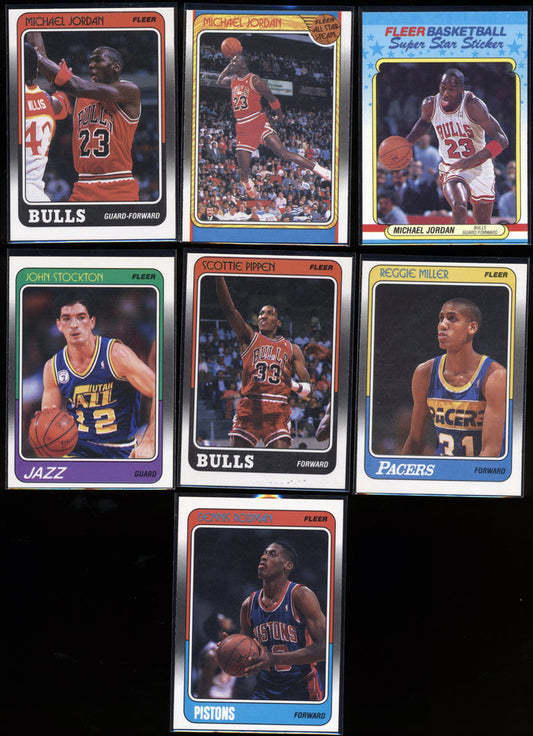 1988 Fleer Basketball Compete Set Group Break #1 (with stickers) Limit 10