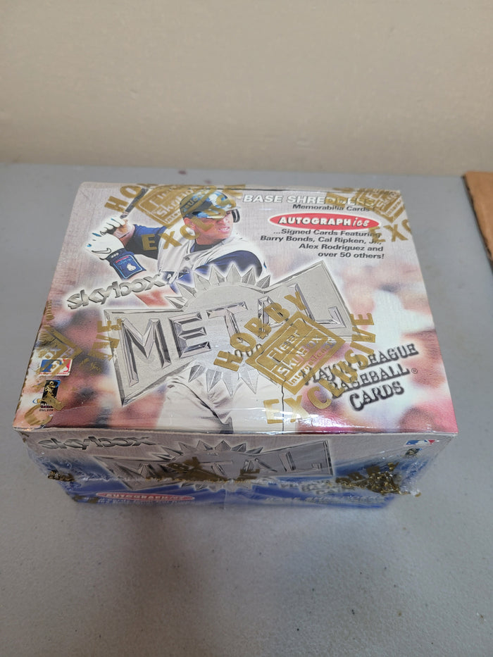 2000 Skybox Metal Baseball Hobby Box Group Break (28 Spots)