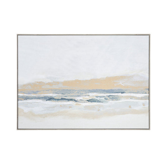 Abstract Beach Landscape Canvas Print 142.6x102.6cm