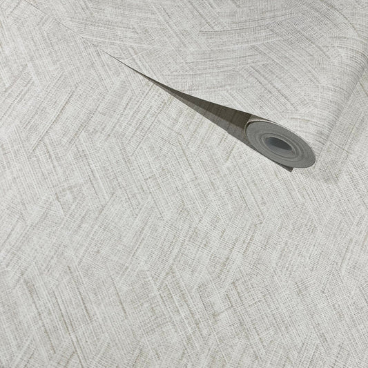 Adriana Neutral Woven Effect Wallpaper Home Improvement