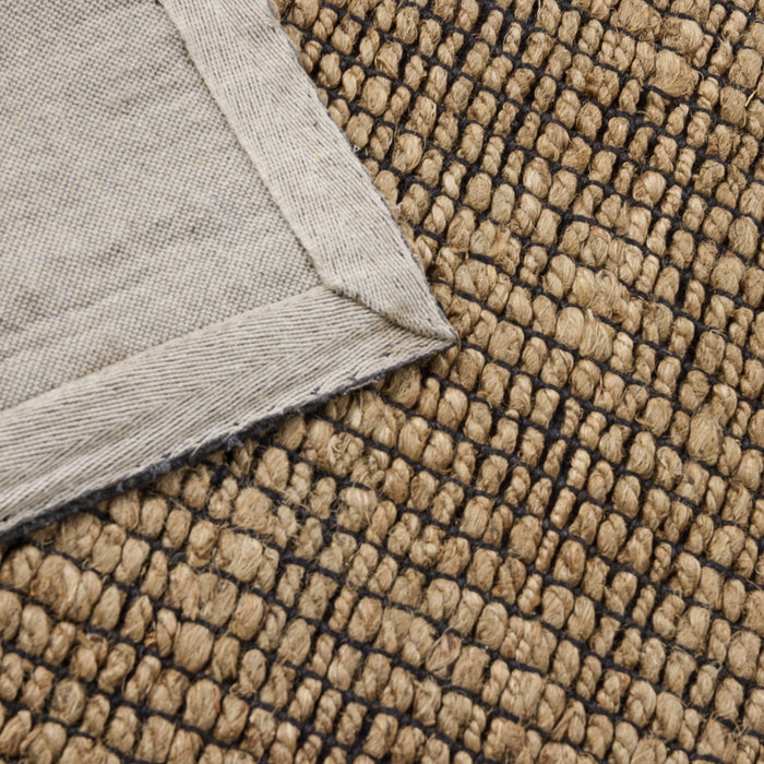Alhambra Border Jute Runner Walnut 80x300cm