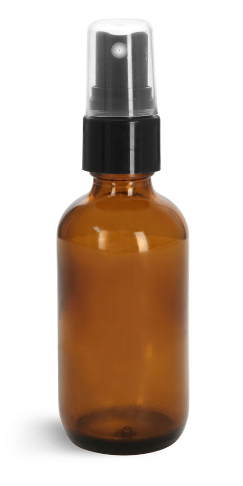 AMBER GLASS SPRAY BOTTLE 4oz.