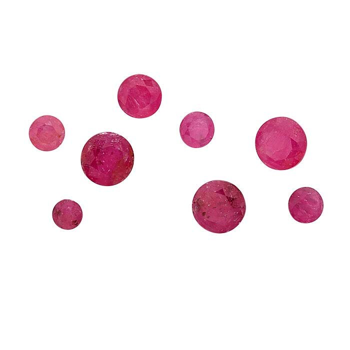 American Mined, Natural Rodeo Queen Ruby, Opaque loose stone, July Birthstone, Mined and Cut in the USA