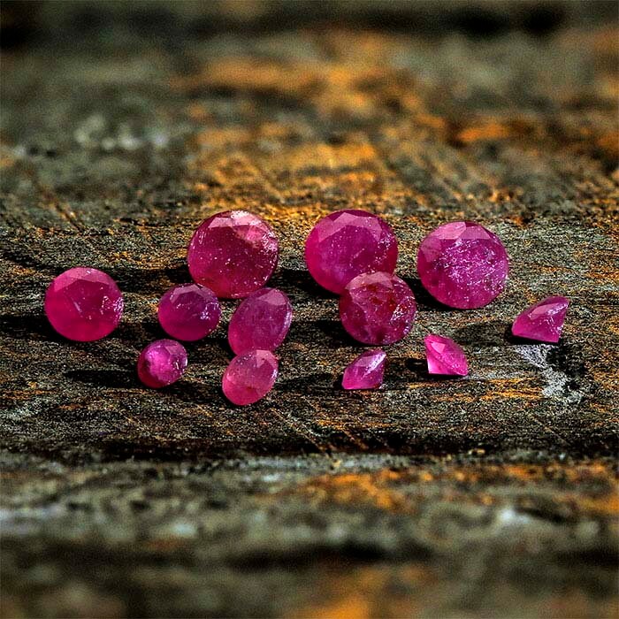 American Mined, Natural Rodeo Queen Ruby, Opaque loose stone, July Birthstone, Mined and Cut in the USA