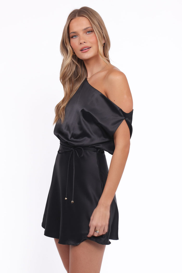 Petal and Pup USA DRESSES Amika Mini Dress - Black